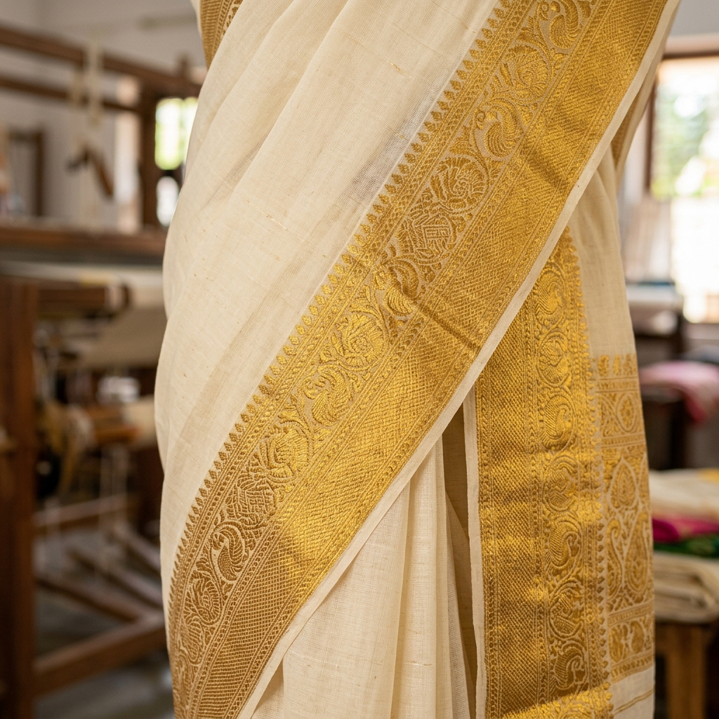 Balaramapuram Handloom Saree